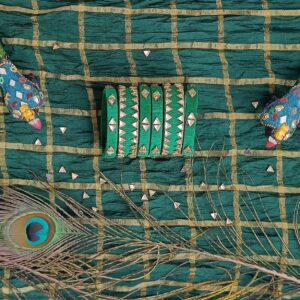Hariyali Tej Aari Bangles