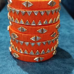 Triangle of Elegance Aari Bangle (Sindoori Sparsh)